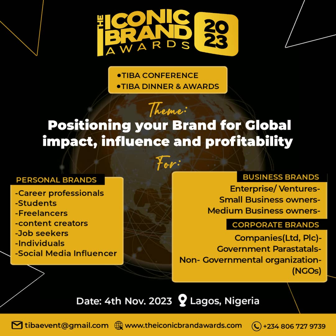 Olanrewaju_OJ's tweet photo. Connect with visionaries and influencers and role models at TIBA Conference 2023. Unlock new opportunities and take your brand to greater heights! Register now! 
https://t.co/80x1wlh31K

#TIBA2023 #TIBAConference https://t.co/DoI93WyEIE