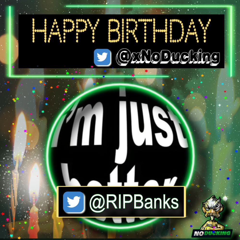 xNoDucking's tweet photo. Happy birthday to @RlPBanks 🏦🦆 https://t.co/vO4ba1NZ1c