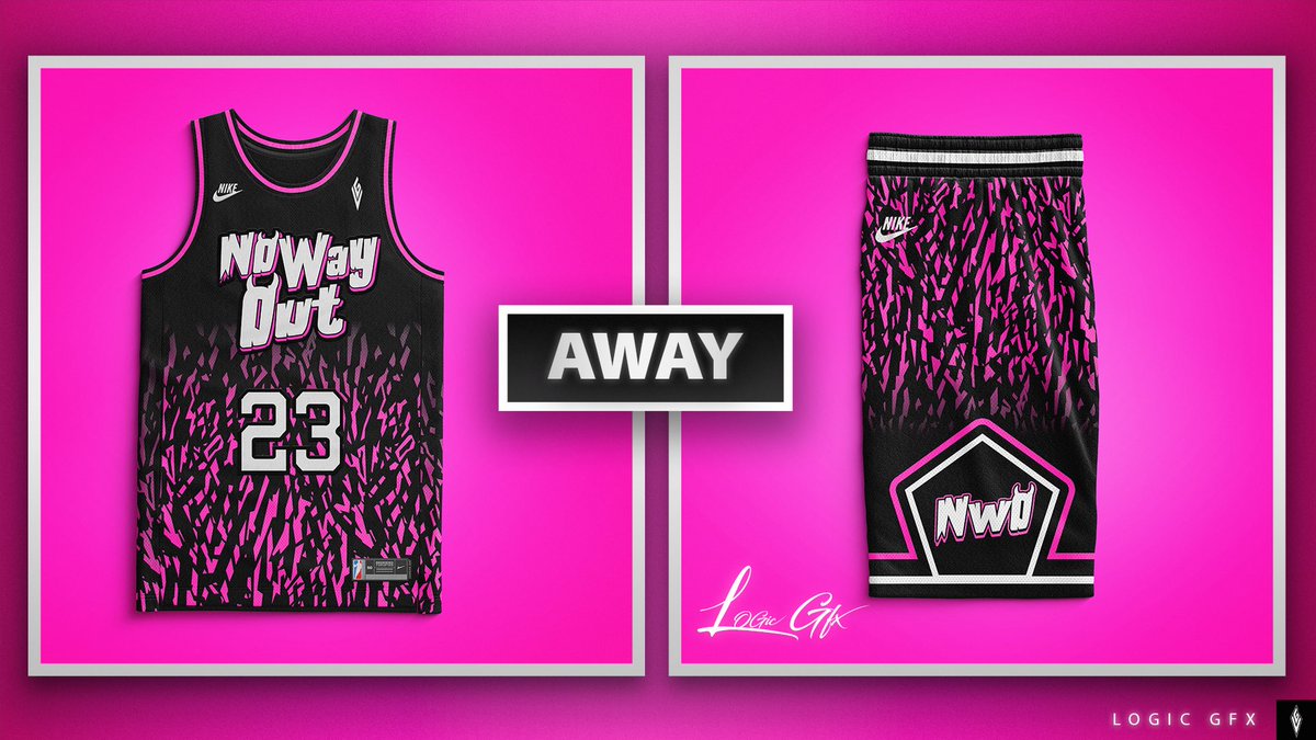 NoWayOut2K_'s tweet photo. We also appreciate @L0GIC_GFX for the jerseys and new logo. https://t.co/FKcEoUYE55