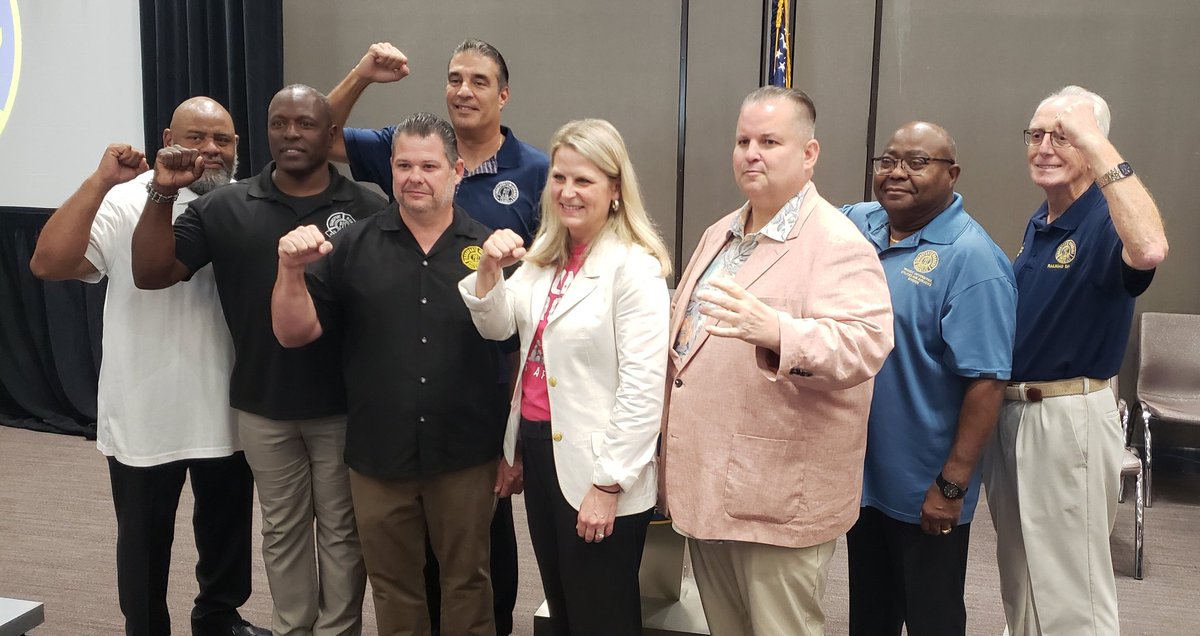 TWUlocal512's tweet photo. AFL-CIO @LizShuler speaking at the TWU President’s Conference in Atlanta, Ga. 
@transportworker #TWUSTRONGERTOGETHER https://t.co/AZDQUAh6s7