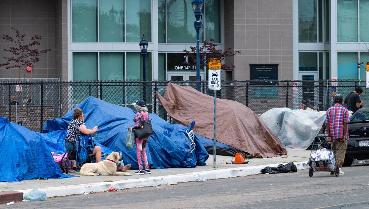 TheBabylonBee's tweet photo. Following Hurricane, California's Homeless Begin The Hard Work Of Re-Pooping All The Sidewalks https://t.co/Lc5GdHGePp https://t.co/hP8tBYZa7w