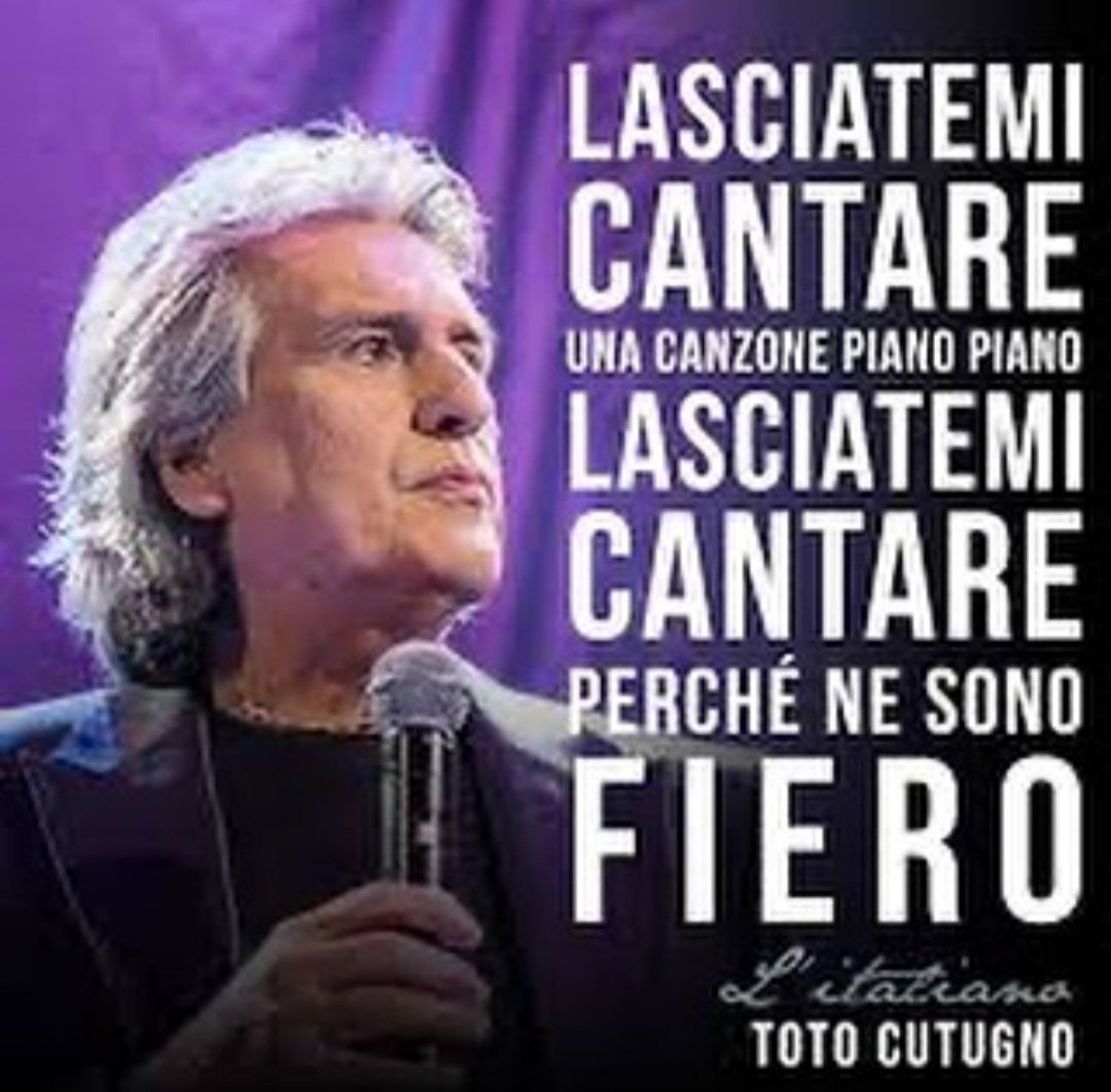 willdu38's tweet photo. Triste 😥 ... un grand chanteur qui a bercé mon enfance avec tant de tubes ... RIP Toto 🕊 🙏🏼 #TotoCotugno https://t.co/exNDxwYIlF