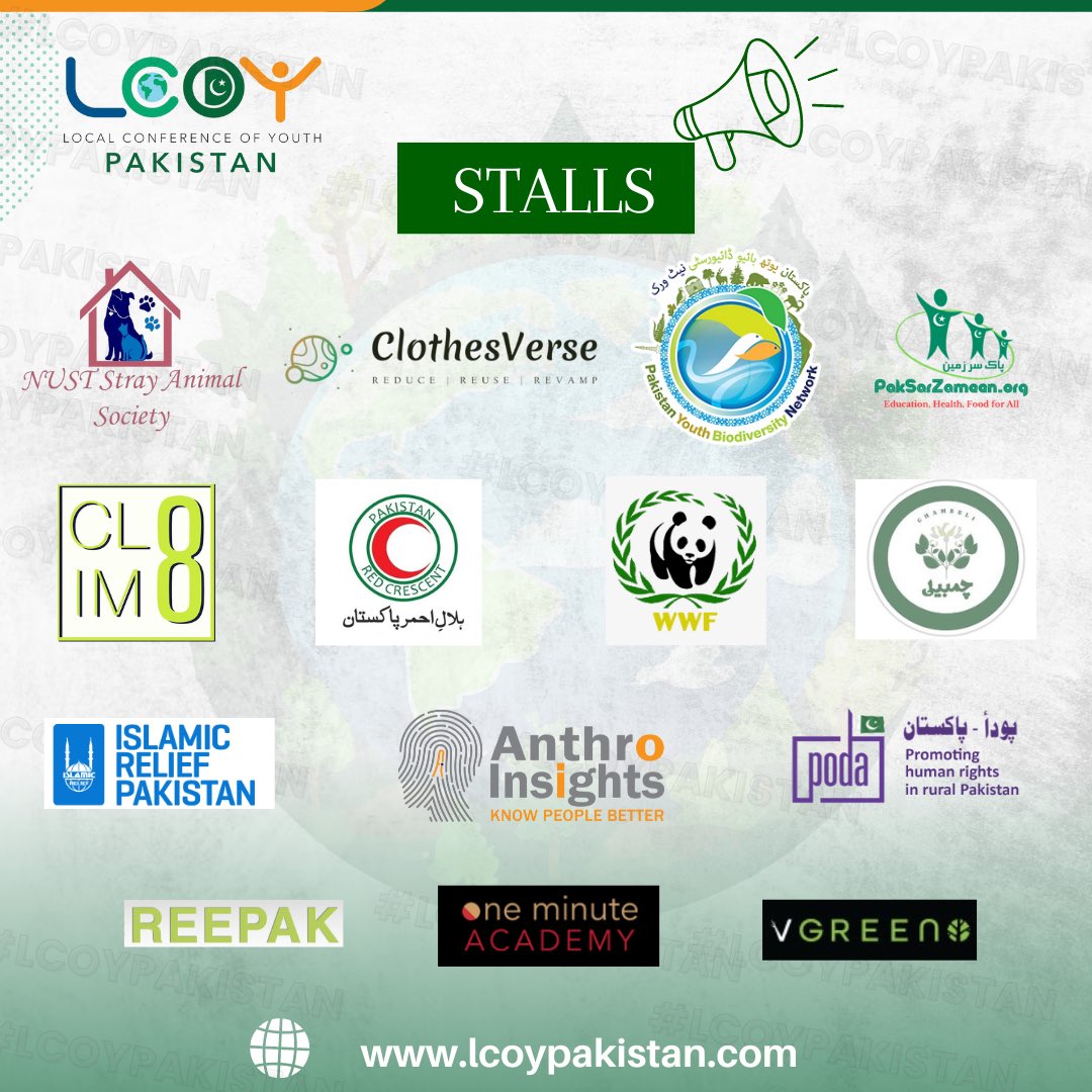 Stalls! #LCOY is proud to be hosting all of these organizations, who will showcase informational material, games, and educate the #youth of tomorrow. Everyone is encouraged to visit the stalls and see what they have in store for you on the event day!