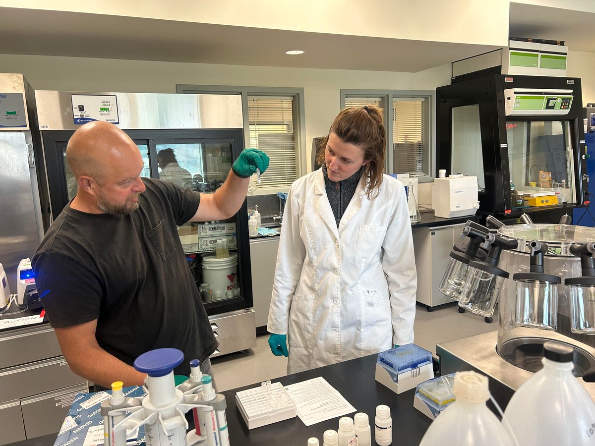 Guillaume Nielsen (@gnielsenyt) on Twitter photo The #NorthernMineRemediation team had an insightful visit with <a href="/crowe_lab/">Crowe lab</a> from <a href="/UBC/">University of British Columbia</a>. Sean came to help with DNA extraction for a bioremediation project. It was a pleasure to collaborate with you, Sean!
bit.ly/3pvibTH
<a href="/YukonUresearch/">YukonU Research</a> <a href="/NSERC_CRSNG/">NSERC / CRSNG</a> <a href="/MitacsCanada/">Mitacs</a> The #NorthernMineRemediation team had an insightful visit with <a href="/crowe_lab/">Crowe lab</a> from <a href="/UBC/">University of British Columbia</a>. Sean came to help with DNA extraction for a bioremediation project. It was a pleasure to collaborate with you, Sean!
bit.ly/3pvibTH
<a href="/YukonUresearch/">YukonU Research</a> <a href="/NSERC_CRSNG/">NSERC / CRSNG</a> <a href="/MitacsCanada/">Mitacs</a>