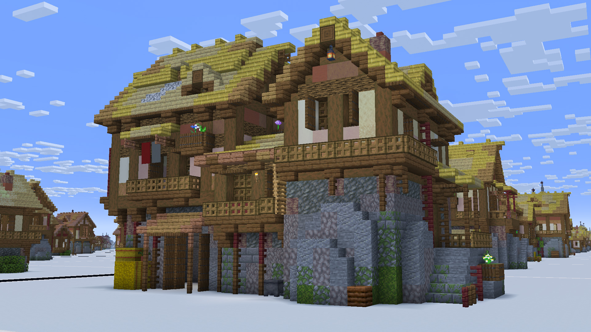 Today I built a medieval house :): Minecraftbuilds