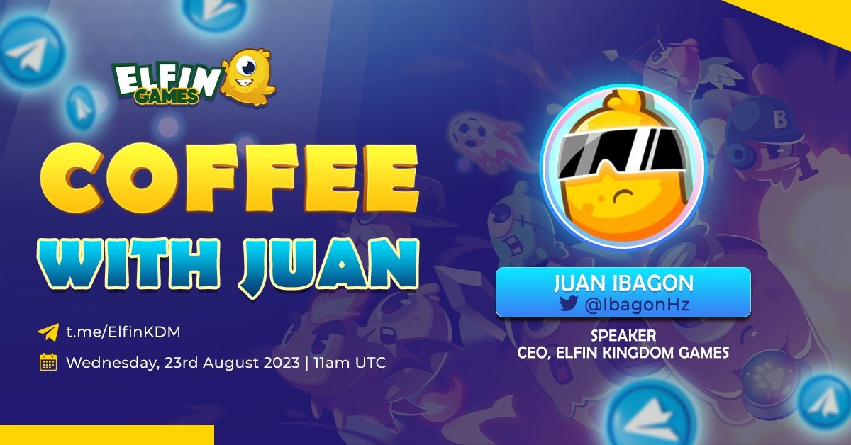 elfingamesp's tweet photo. 1/2 Adivina cuál es la forma perfecta de iniciar una conversación.  ¡Tienes razón!  ¡Es café!  ♨️

#ElfinKingdom presenta☕️ Café con Juan ☕️ https://t.co/vKH8wIZdfI
