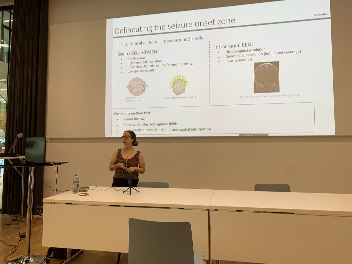 MuskX546's tweet photo. 🎉 Congratulations to Milena Capiglioni on successfully defending her PhD on Magnetic Resonance based Neuronal Current Imaging #NCI techniques for the detection of seizure onset zones in #epilepsy 🎉 You did an amazing job 🥳🎓🙌🏻! 
@inselgruppe @unibern https://t.co/0sByZQwt7R