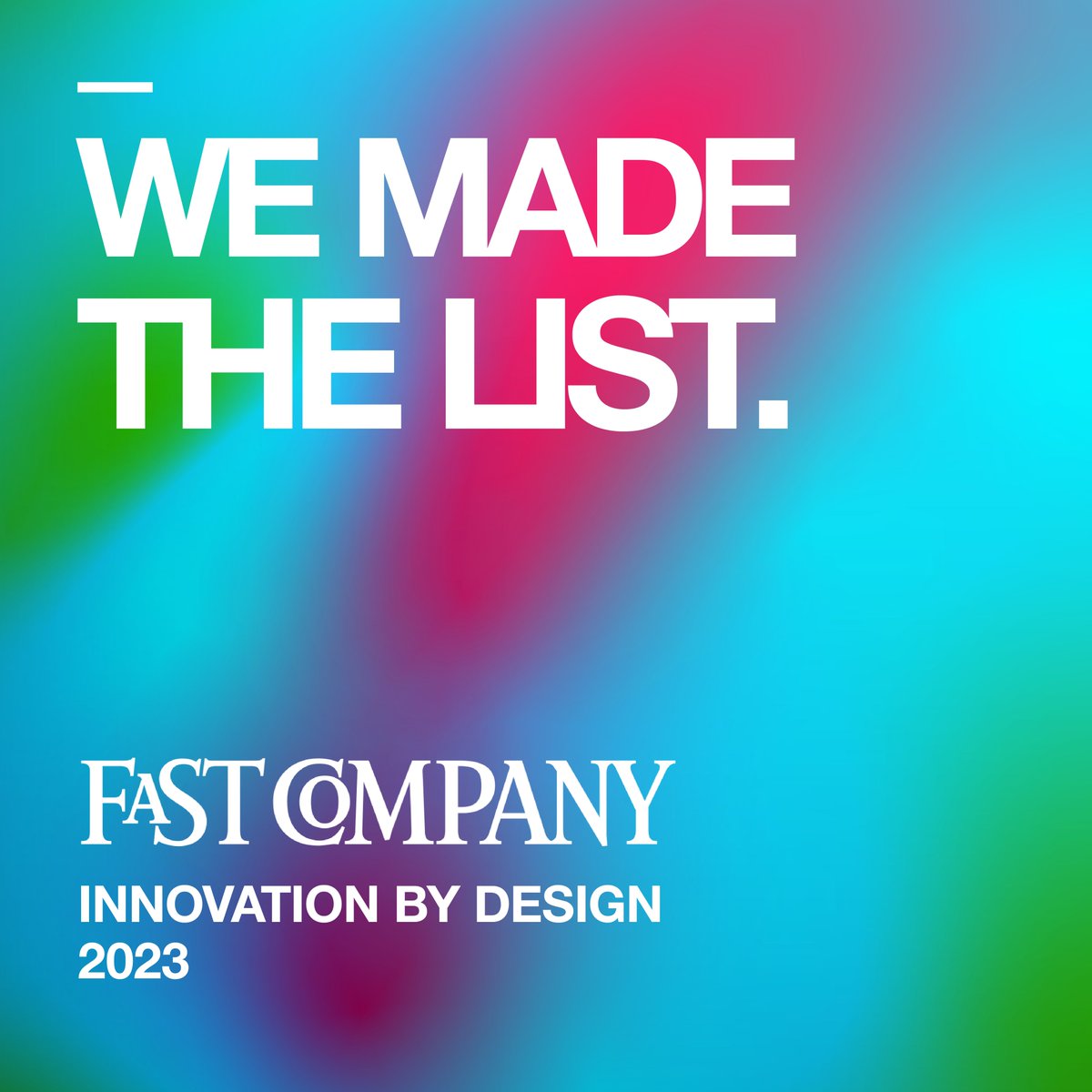 Impacting user accessibility and the community is worth celebrating. BNO is proud to be honored by @FastCompany in its 2023 Innovation by Design Awards for our work with Marylands Farm Park! See more of our work here: bit.ly/3QJ4XhM #FCDesignAwards #digitalaccessibility