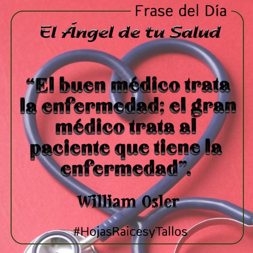 Lavoz_delangel's tweet photo. 🩺 #FraseDelDía 🩺
👨‍⚕️El médico debe ser el auxiliar de la naturaleza, no su enemigo.👈
#MartesDeReflexión #Ayudate #MenteSana https://t.co/ImgEP2EQN7