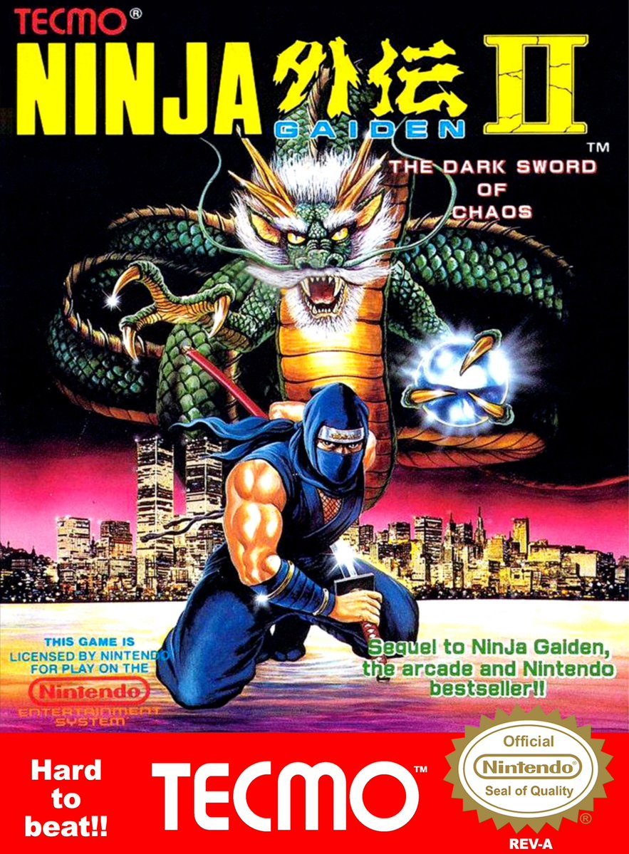 RetroGamerArt's tweet photo. Ninja Gaiden II: The Dark Sword of Chaos
忍者龍剣伝 II 暗黒の邪神剣 
NES / Famicom (1990) https://t.co/W6hI5rgwK3
