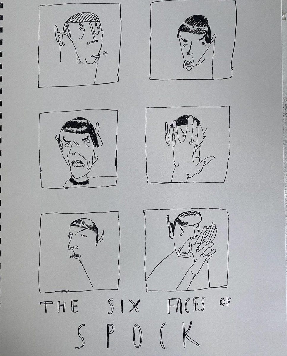 JamesMoir10's tweet photo. Spock. 6 faces. https://t.co/rJJBCpNMr4