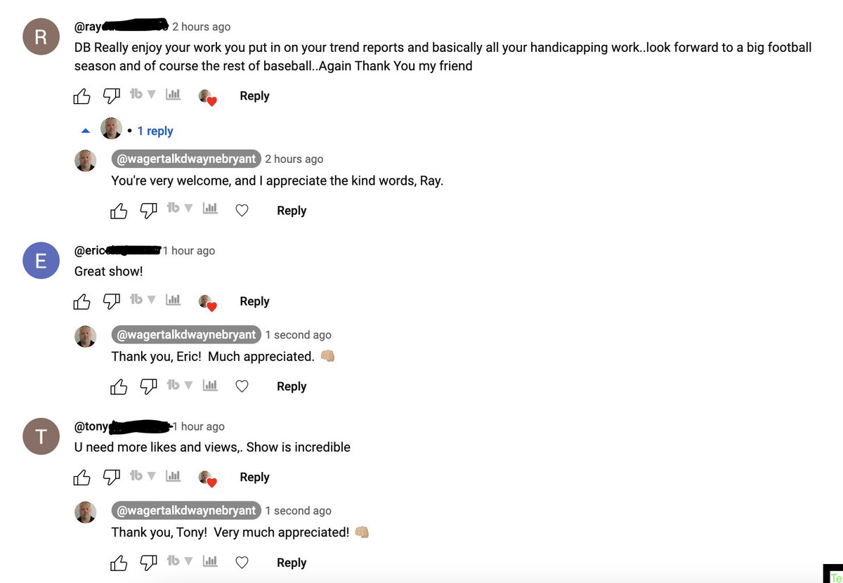 WagerTalkDwayne's tweet image. 🔥 Bettors love my MLB Trend Report.

Check it out on my YouTube channel at wt.buzz/dbtv

#MLBbetting #MLBTwitter #MLBtrends #GamblingTwitter #SDQL