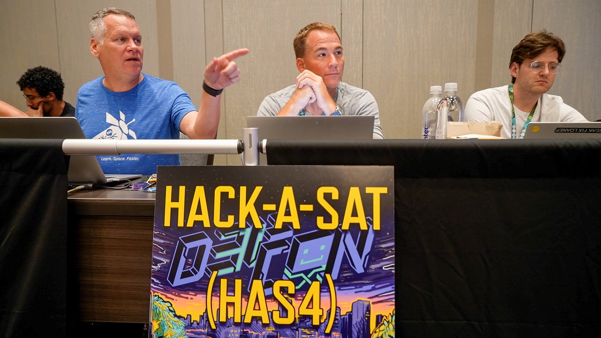 hack_a_sat's tweet image. 📹If you missed any of the #HAS4Finals live talks at @SecureAerospace, be sure to check them out on our website! hackasat.com

Or, check out all of our @hack_a_sat videos on our @YouTube channel: youtube.com/playlist?list=…

@defcon