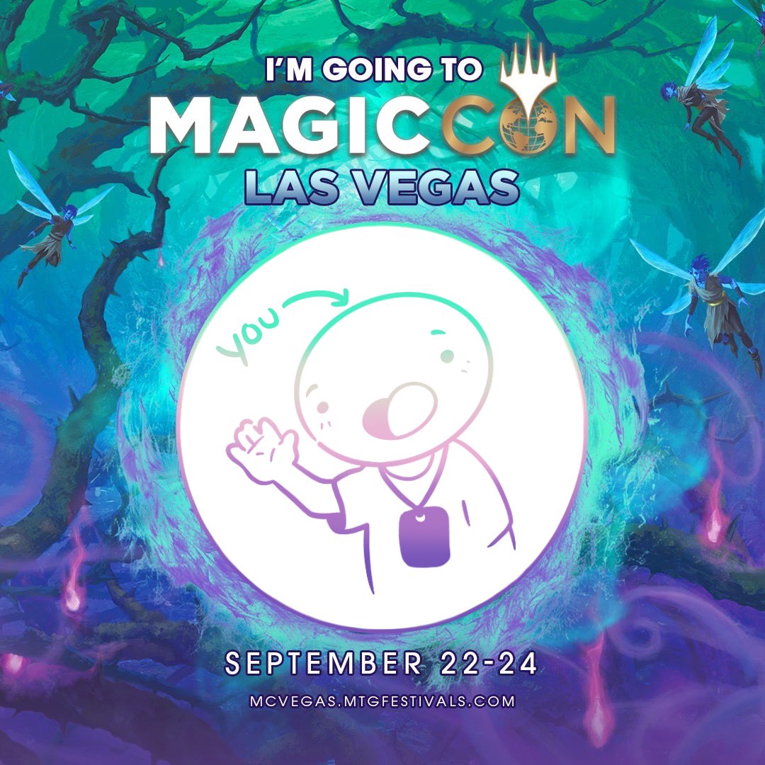 NexusMTG's tweet image. ✨GIVEAWAY✨

Thanks to @wizards_magic I’m giving away a weekend badge to MagicCon Las Vegas! 🪷

To enter:
✨Follow @NexusMTG
✨Like and Retweet this post
✨Tag a friend in the replies!

*Ends 8/24 midnight pst
**this is my only account for the giveaway**