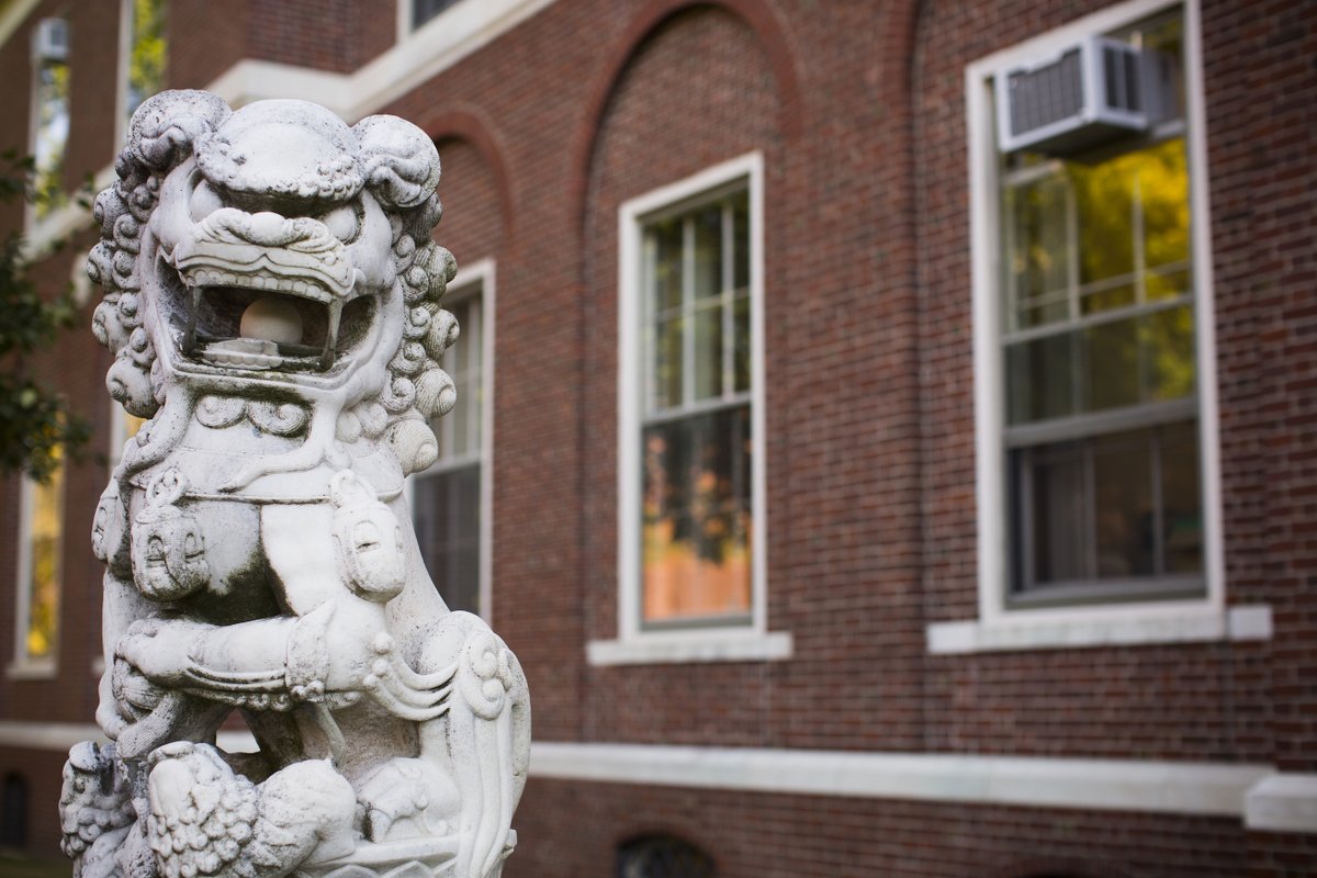 Harvard Local (@harvardlocal) on Twitter photo Two guardian lions—one male, one female—keep watch over the treasure held within the <a href="/Harvard/">Harvard University</a>-Yenching Library, where more than 1.5 million volumes are housed in the largest East Asian library at any American university. #HarvardPublicArt Two guardian lions—one male, one female—keep watch over the treasure held within the <a href="/Harvard/">Harvard University</a>-Yenching Library, where more than 1.5 million volumes are housed in the largest East Asian library at any American university. #HarvardPublicArt