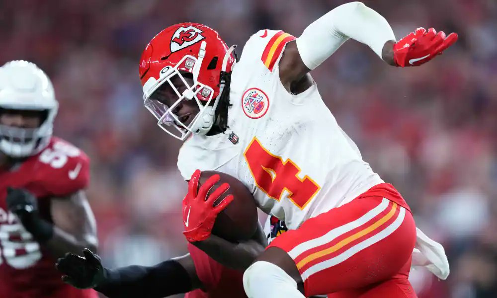 RZFoxSports's tweet photo. Jared Goff had a rough opening performance as he went 10-23 for 153 yards, 1 touchdown, and 1 interception.
Patrick Mahomes went 26-41 for 288 yards, 2 touchdowns, and 2 interceptions. 
Chiefs rookie Rashee Rice impressed big time as he went 10 for 153 and 1 touchdown. https://t.co/UKJoHoVb77