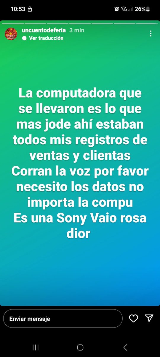 EstefaMartin1's tweet photo. Como puede ser que en pleno centro entren a robar a varios locales y nadie hace nada 😠😡

Este local necesita recuperar su computadora por favor ayudemos compartiendo. https://t.co/F7tvSskZHR