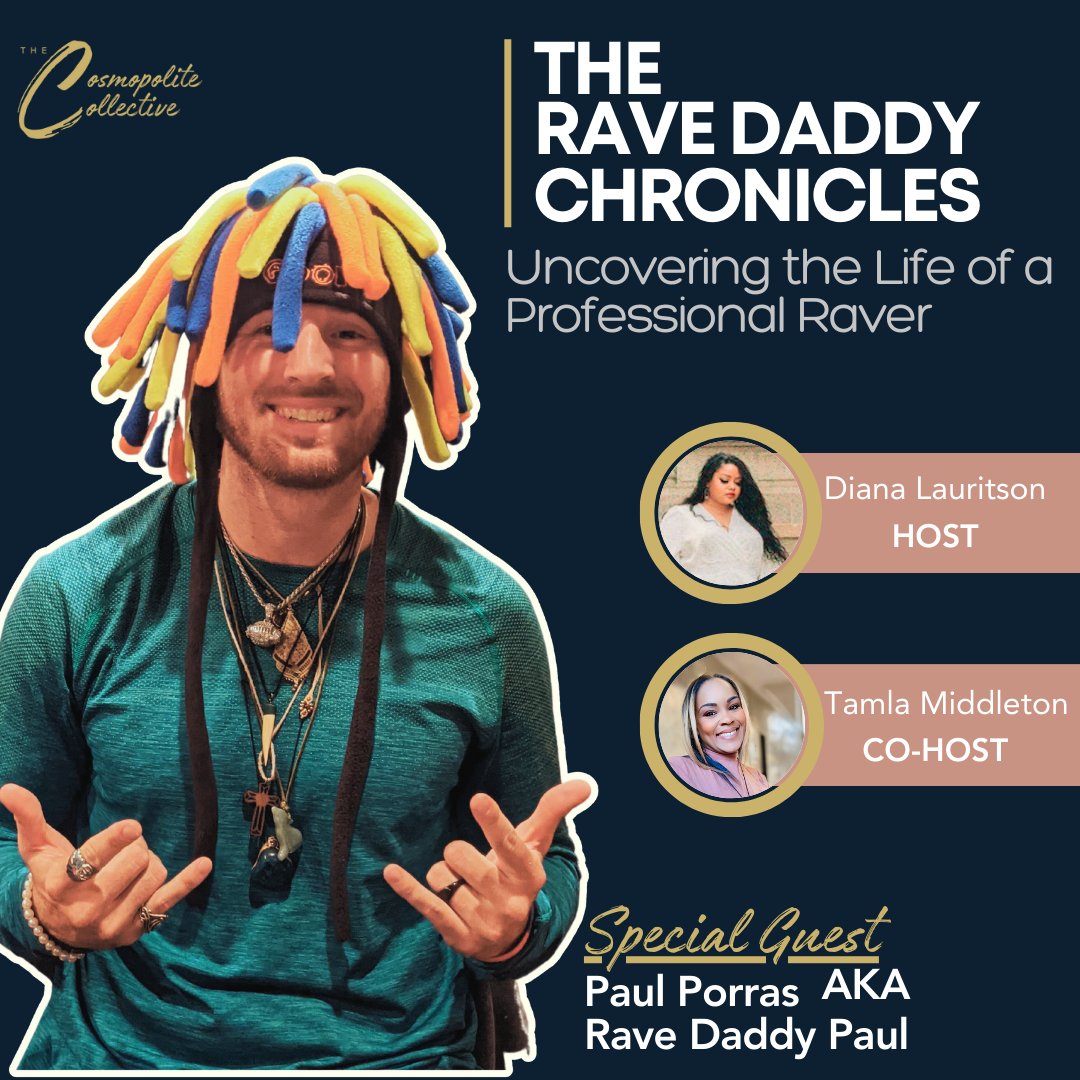 thecosmocltv's tweet photo. Join us as we sit down with the LEGENDARY Paul Porras, aka #RaveDaddyPaul, the mastermind behind some of the HOTTEST parties in #Arizona and beyond!
Watch here: https://t.co/1pMfVYTJXI
@qualyfied @divinepd2
#PLURLifestyle #EDM #RaveLife #PLUR #dopepodcasts #podcast https://t.co/Y0O9Z5ytLq