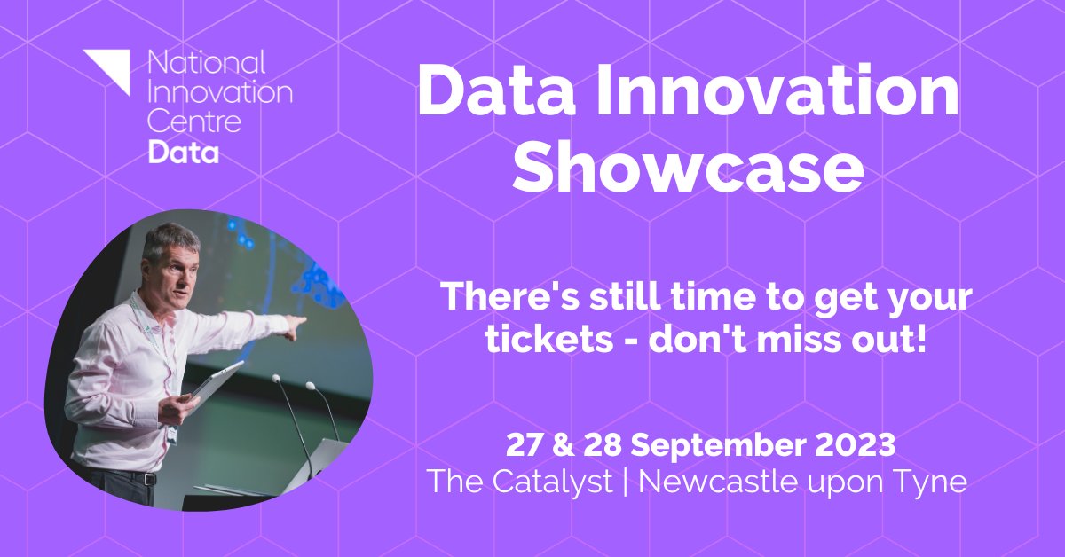 Thank you to everyone who has booked a place at the #DataInnovationShowcase - we’re thrilled with the response so far! Haven’t got your tickets yet? There’s still time! Head to bit.ly/3DT8IcB NOW while they’re still available - places are going fast so don’t miss out⏳