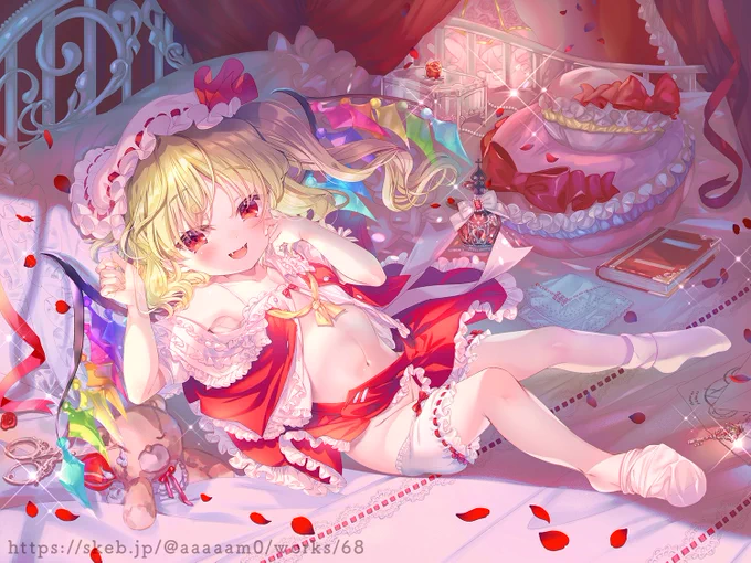 少しというより結構はだけちゃってる…フランちゃん 