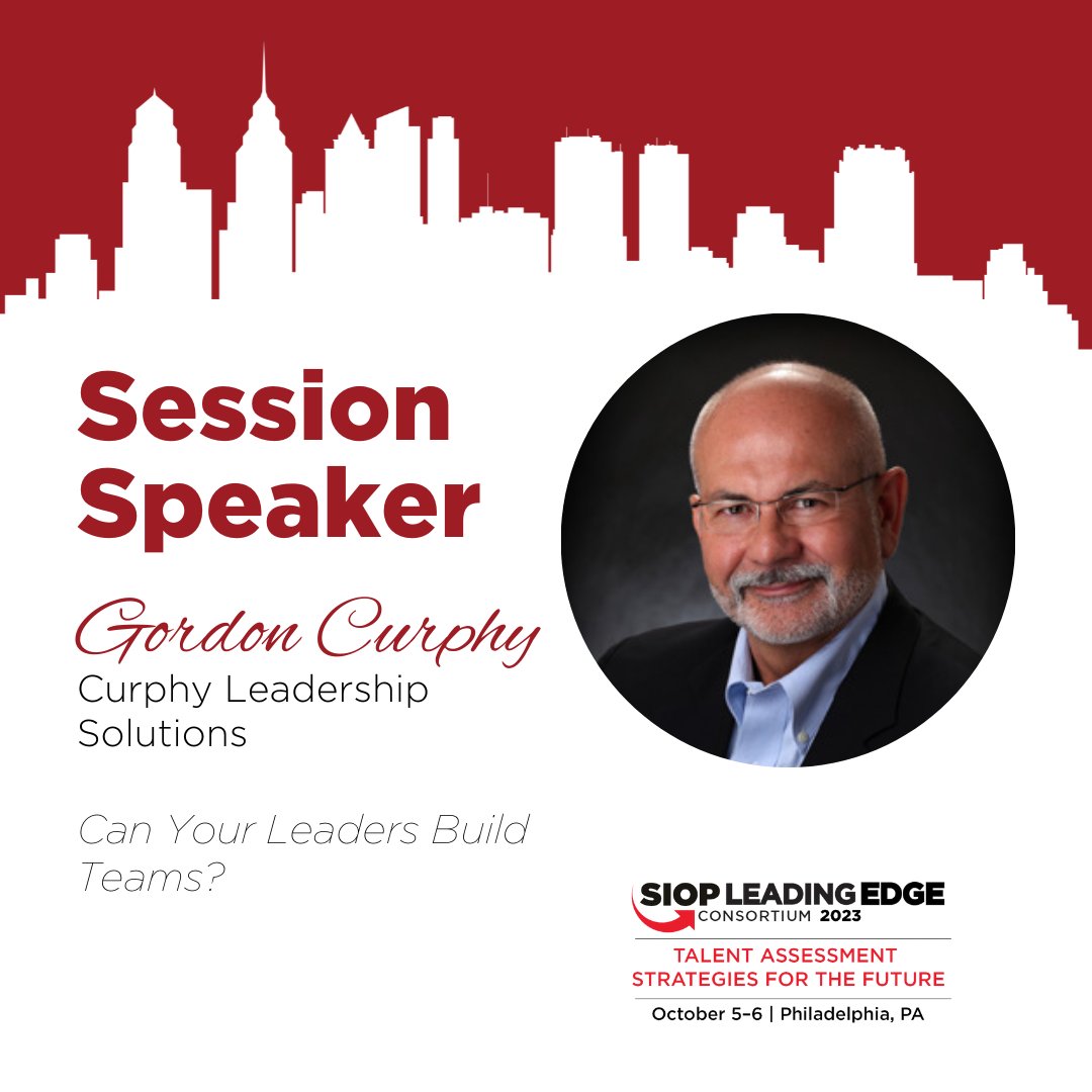 SIOPtweets's tweet photo. Join us at the 2023 SIOP Leading Edge Consortium where Gordon Curphy, Curphy Leadership Solutions, will present Can Your Leaders Build Teams?
Learn more: https://t.co/BsygefWXmI
#LEC23 #TalentAssessment https://t.co/gXWloApTLY