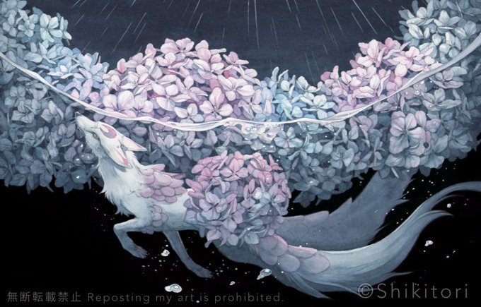 「full body hydrangea」 illustration images(Latest)