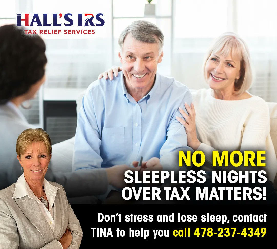 Struggling with IRS tax issues? 🧾 Let Hall's IRS Tax Relief Services be your solution! 💼 

Our expert team is here to ease your tax burden and find the best resolution for you. Contact us today! 📞 478-237-4349 

#TaxRelief #IRSAssistance #HallTaxRelief #FinancialPeace