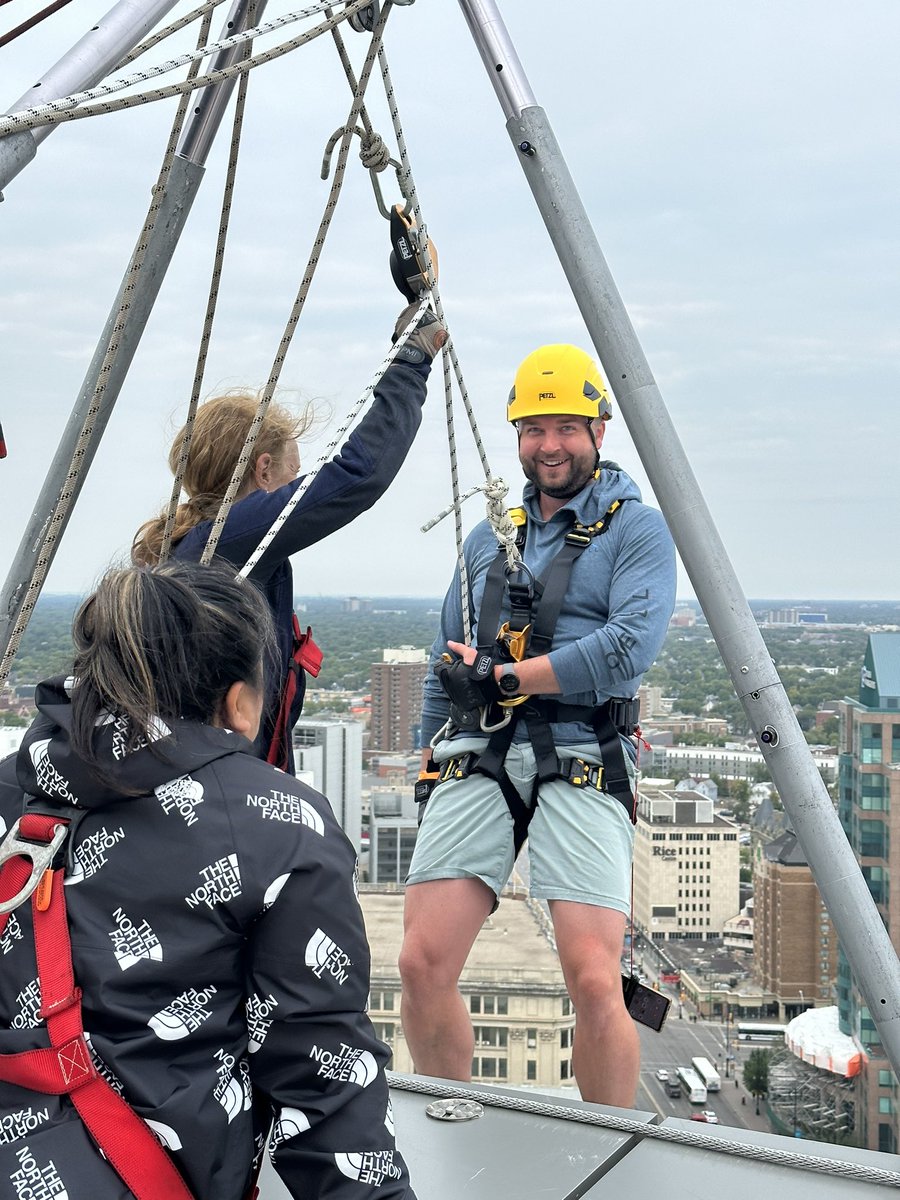 Good morning from the top of Manitoba Hydro Place! #EasterSealsDropZone