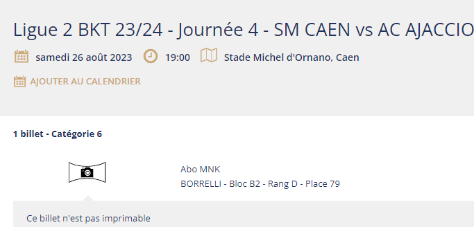 MalherbeTickets's tweet photo. @Tomtom91rp Visiblement, nous ne pouvons pas imprimer un billet à la place de notre abonnement, si nous souhaitons le prêter.

Sinon, tu pourrais prendre en photo le verso de ton abonnement, qui pourrait être scanné, mais attention de bien l'envoyer à quelqu'un de confiance. 🤝🔴🔵 https://t.co/y7oKLz97kb