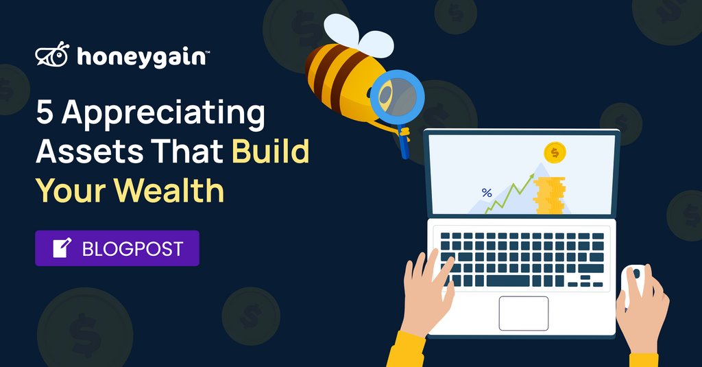 Honeygain_App's tweet photo. What’s an #sset and especially the one that appreciates? 🤔 If this #Lingo is unfamiliar to you, read our new blog post and find out everything about getting wealthy — the smart way 😉
Read here 👉 https://t.co/laIZft3VHT https://t.co/5IYzwLinZg