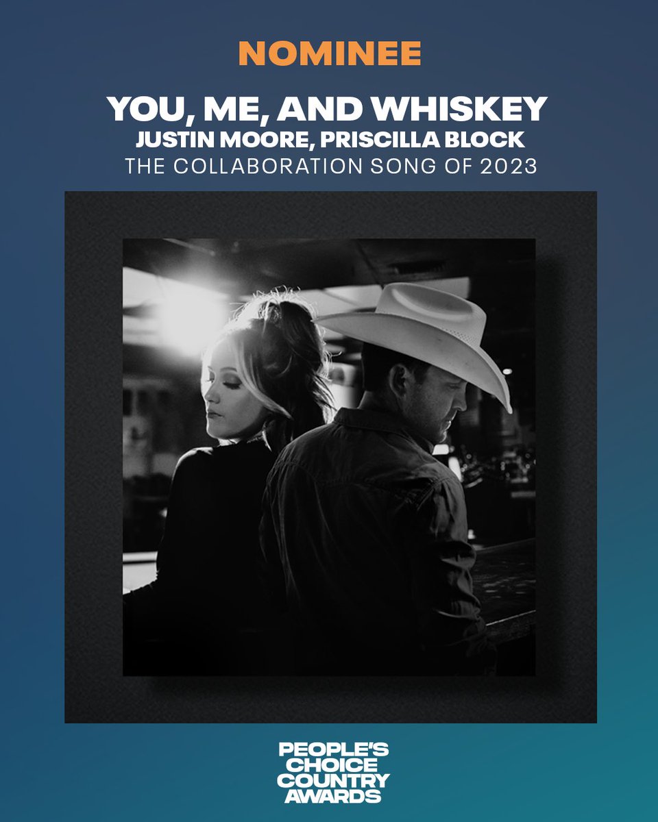 JustinColeMoore's tweet photo. Today's votes count as double! Get your votes in for @priscillablock and I for The Collaboration Song of 2023. *IT’S FAN VOTED* You can vote once a day using the link below. Voting ends Friday! Thanks y'all -  #PCCAs
https://t.co/2bKQwobiA4 https://t.co/hr67Cg8Tdo