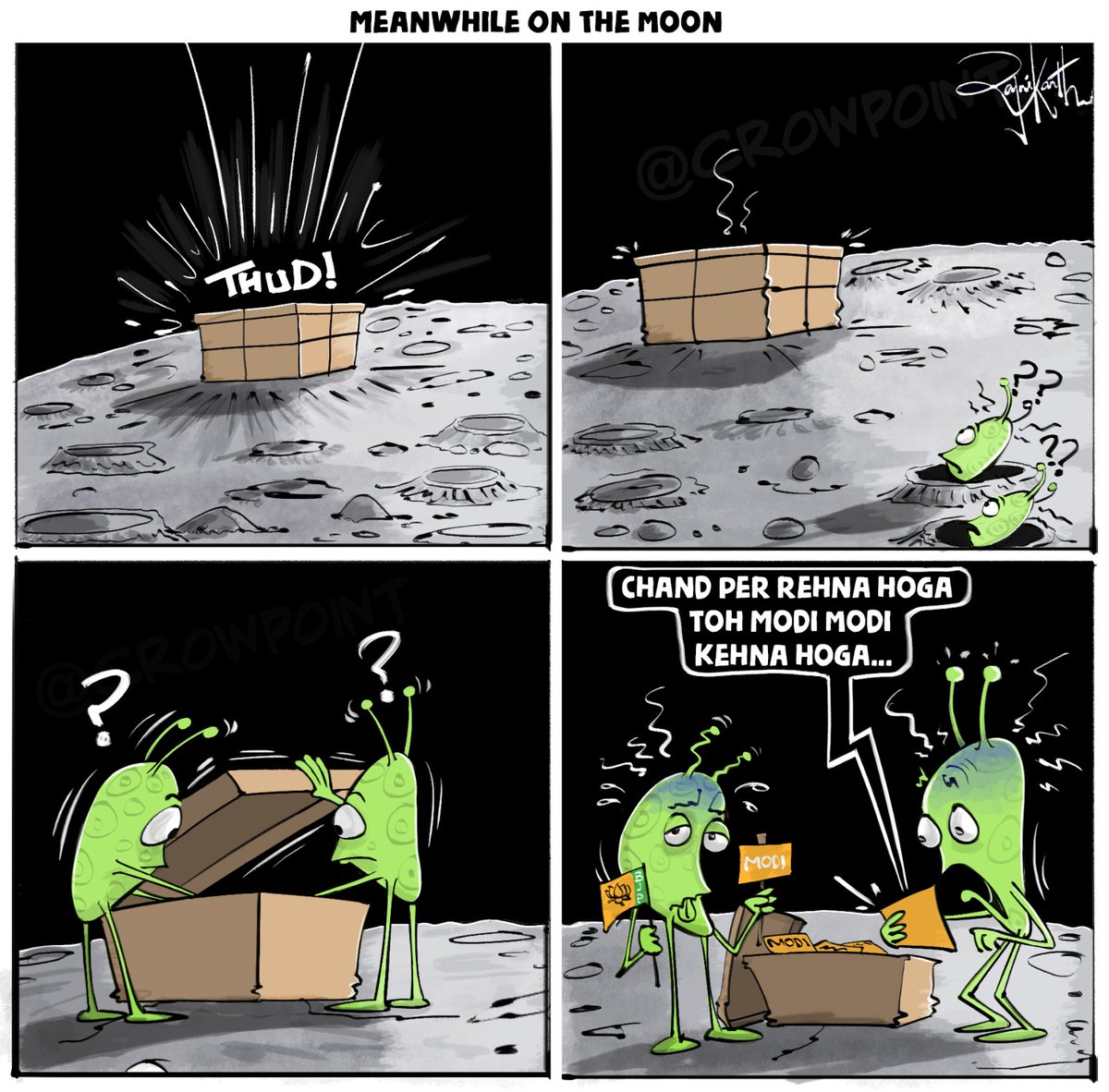 #MoonLanding #india #Modi #BJP #Chandrayaan3Landing #MoonMission #Chandrayan3 #ISRO #Editorialcartoons #Satire