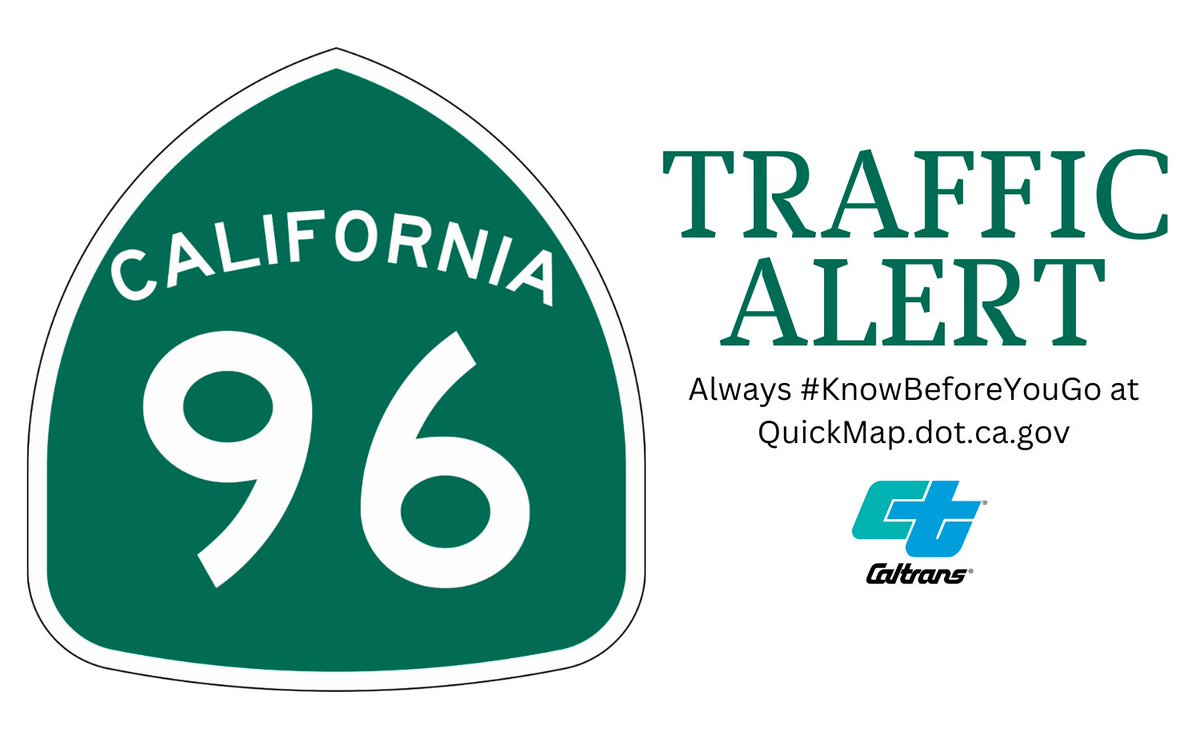 CaltransD2's tweet image. TRAFFIC ALERT: State Route 96 is currently closed from 2 miles east of Klamath River to 2 miles west of Horse Creek due to flooding. 

The roadway also remains closed from Walker Road to Seiad Creek Road due to the #HappyCampComplex.

#KnowBeforeYouGo at QuickMap.dot.ca.gov