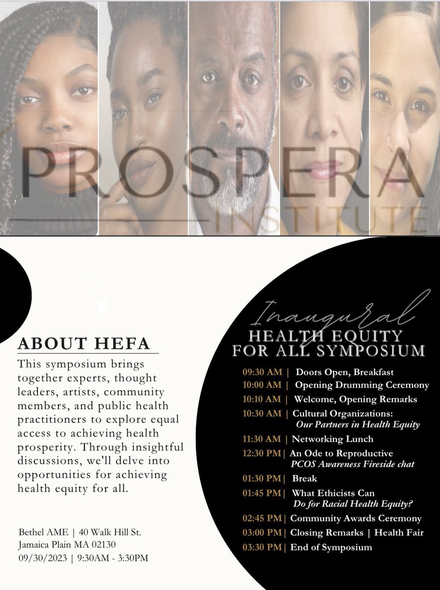 The Health Equity for All Inaugural Symposium is right around the corner. Free and open to public. Register today and help us spread the word.

lnkd.in/eqYGwD3r