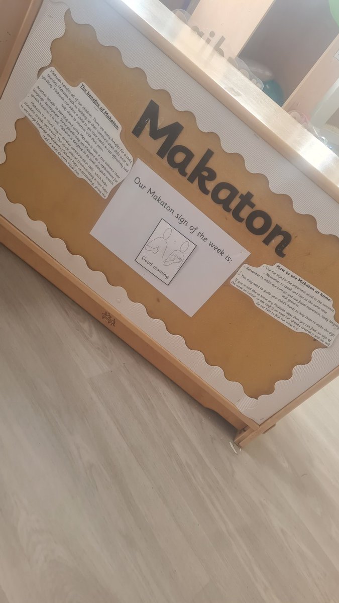 beancrossELC's tweet photo. Today we introduced our Makaton Sign of the Week. Here is a short video so you can practice this at home too! 😄 https://t.co/VcIgnoRVMU