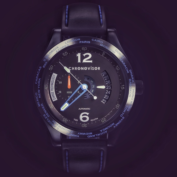Chronovisor's Pioneer collection is engineered with a proprietary shock-resistant technology known as “Parashock”. This protects the balance of the movement, enhancing the robustness of the device and protecting its accuracy and longevity.

Visit chronovisor.ch for more.