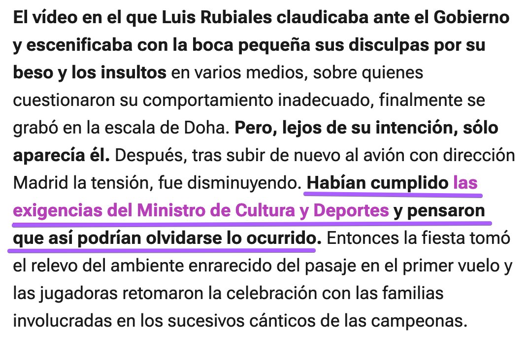 PabloEchenique's tweet photo. Después de la agresión, Rubiales presionó a la jugadora. Como no le hizo caso, fue Vilda tres veces a presionar a su familia. Como eso tampoco tuvo efecto, la RFEF falsificó unas declaraciones exculpatorias de Jenni. La maquinaria de la omertà patriarcal a todo gas. ASCO 🤮 https://t.co/A11krevYft