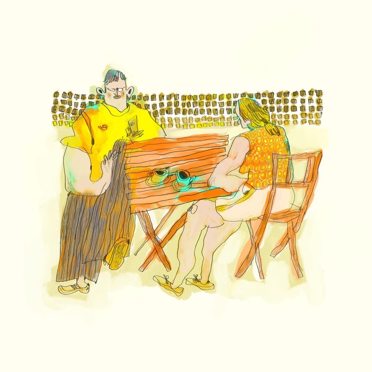 peonygent's tweet photo. snooping on people in cafes https://t.co/aVk4mjxr3X