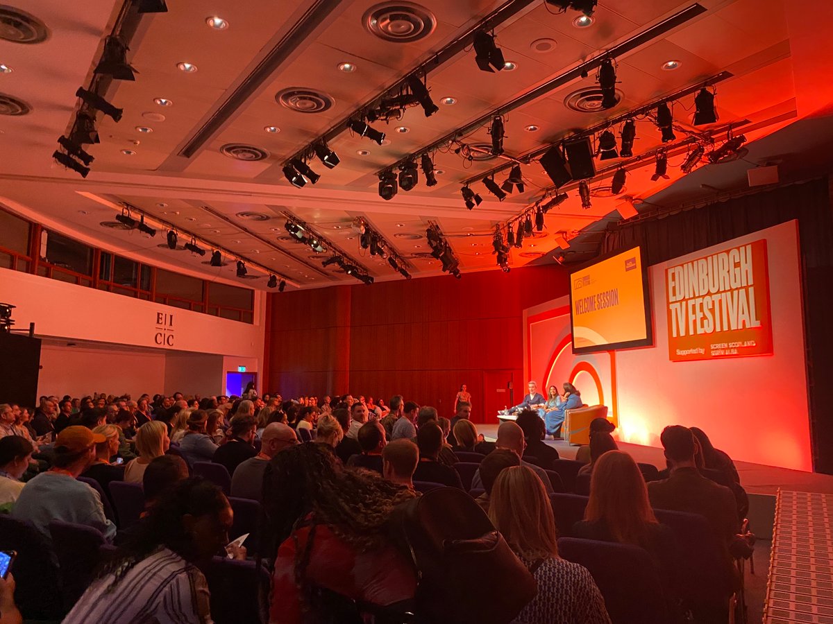 And we’re off !!! <a href="/EdinburghTVFest/">Edinburgh TV Festival</a>