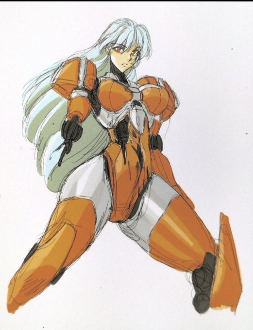 美人ロボ娘の勉強も兼ねて大好きなエリアルさんを描いてました(⁠◍⁠•⁠ᴗ⁠•⁠◍⁠) 