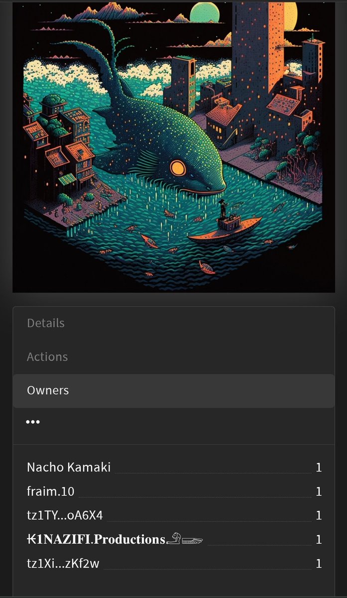 🩸 #TEZOSTUESDAY Art Share

⤵️ Shill Rules 
🪐Add #NFTSPACESHIP
🟢💰Price $XTZ
🟣🔃RT | Engage fav Art's ❤️ 
🟢 📌Tag 2 fren

⭕👉 i will Share my Favourite and highlight them throughout the day
🟪#WAGMI FAM 🪐Art Support Day 

🩸⭕ART BY : <a href="/NachoKamaki/">Nacho Kamaki</a>
🩸⭕ i Collected This Art