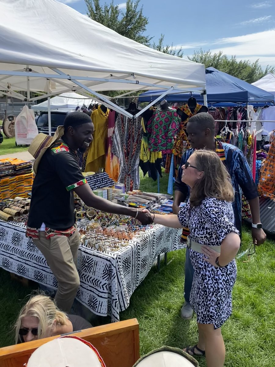 LGSaraRodriguez's tweet photo. Glad to attend the 24th Annual Africa Fest in Madison to experience the food, music, and culture that make this such a huge community celebration each year.

Thanks to the African Association of Madison, vendors, and volunteers for their work in putting together this great event! https://t.co/W5br642RVP
