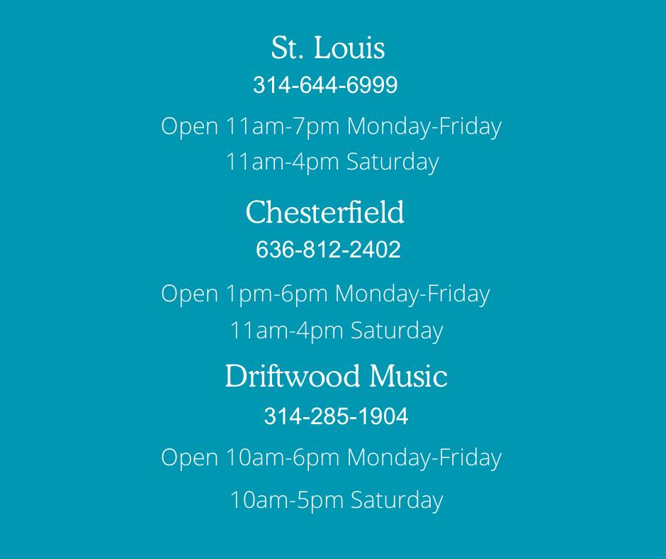 StLouisStrings's tweet photo. Our hours of operation during rental season. Come see us, we would love to assist you!.. https://t.co/hYGzhs88Zu