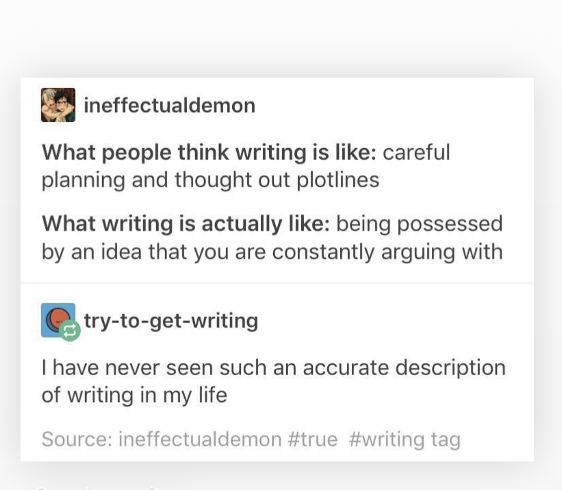 roadmapwriters's tweet image. The TRUTH. 😂 #AmWriting #WritingCommunity