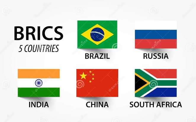 - Founded 2000’s
- HeadquartersShanghai ( New Development Bank )

- Founding Members:
Brazil, India, Russia, China
Latest Addition –  South Africa – 2010
All five  are G 20 Members.
#BRICSSummit2023 #BRICS
