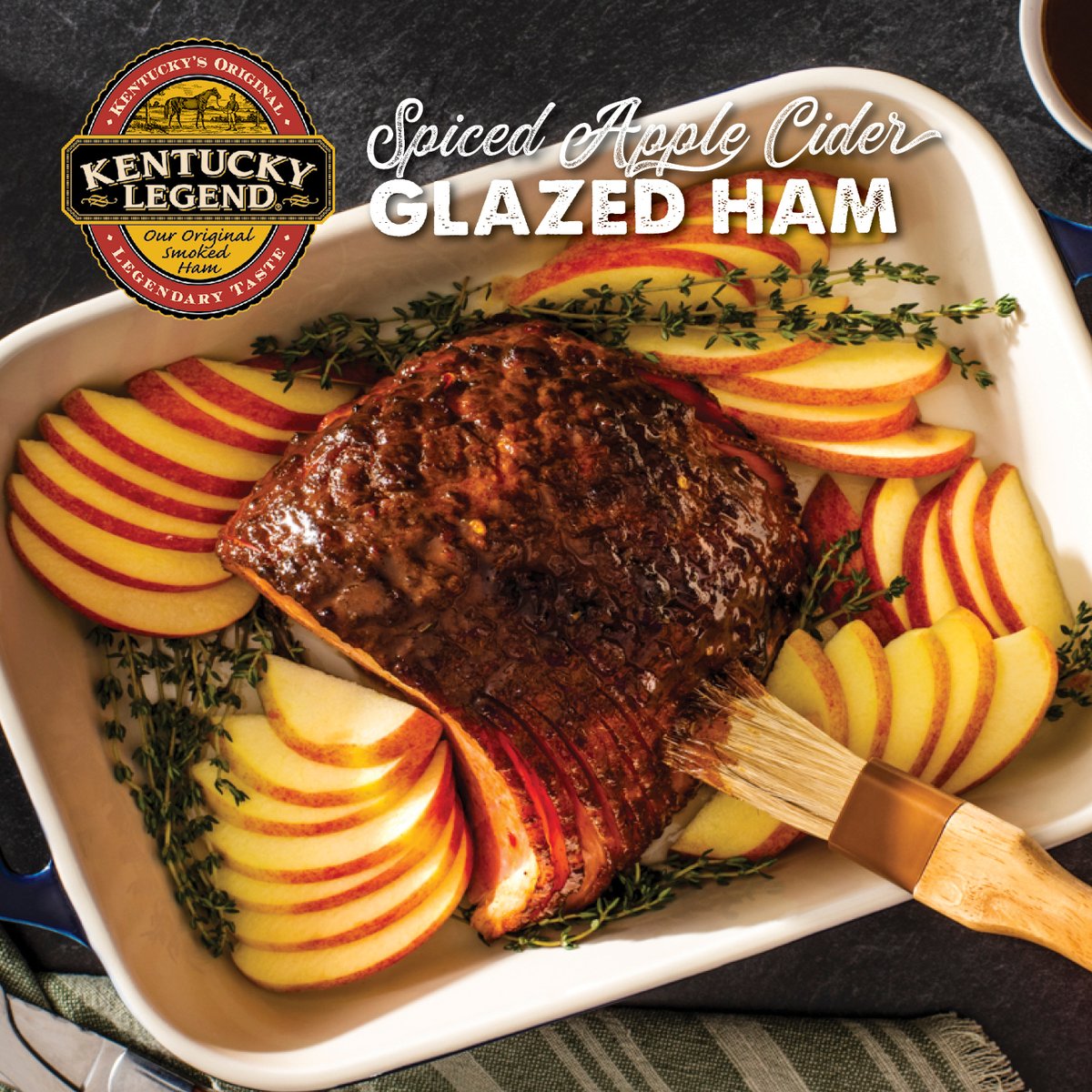 kentucky_legend's tweet photo. 🍎 Peak apple season is just around the corner! 🍎  

You'll wanna save this wonderfully fragrant glaze that gets embellished with touches of spice and heat.

Get recipe: https://t.co/0gTYgRcdRb

#KentuckyLegend #WhereFoodOughtaComeFrom https://t.co/nYxhVHsHEE