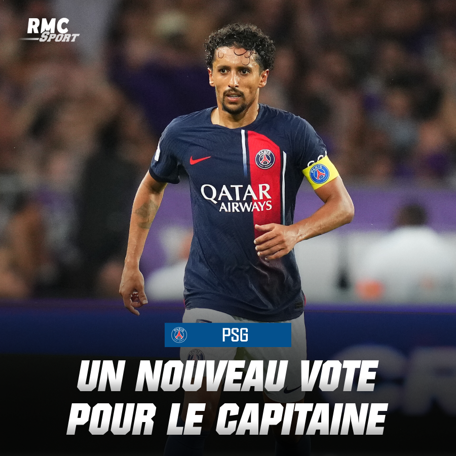 RMCsport's tweet photo. 🚨 INFO RMC SPORT : la gestion du capitanat au Paris Saint-Germain est bien partie pour être l'autre petit feuilleton de l'année. Choisi avant le match contre Toulouse, Marquinhos pourrait perdre son rôle après le vote à bulletin secret réalisés ce mardi au centre d’entraînement du club francilien.
https://t.co/ovwennE39B