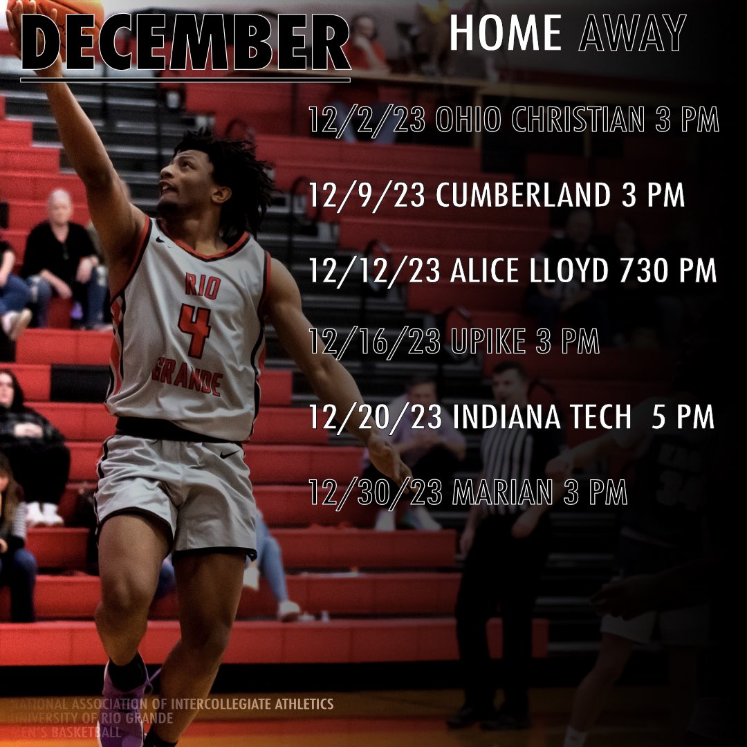 University of Rio Grande Men’s Basketball tweet media