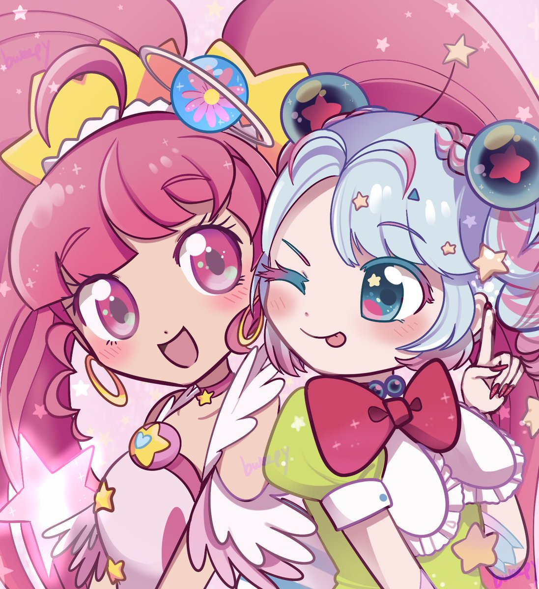 FredericoTodos's tweet photo. Besto crossover 🌟
#Mgrp #Mahoiku #Precure #StarTwinkle https://t.co/4DpwMsG31U