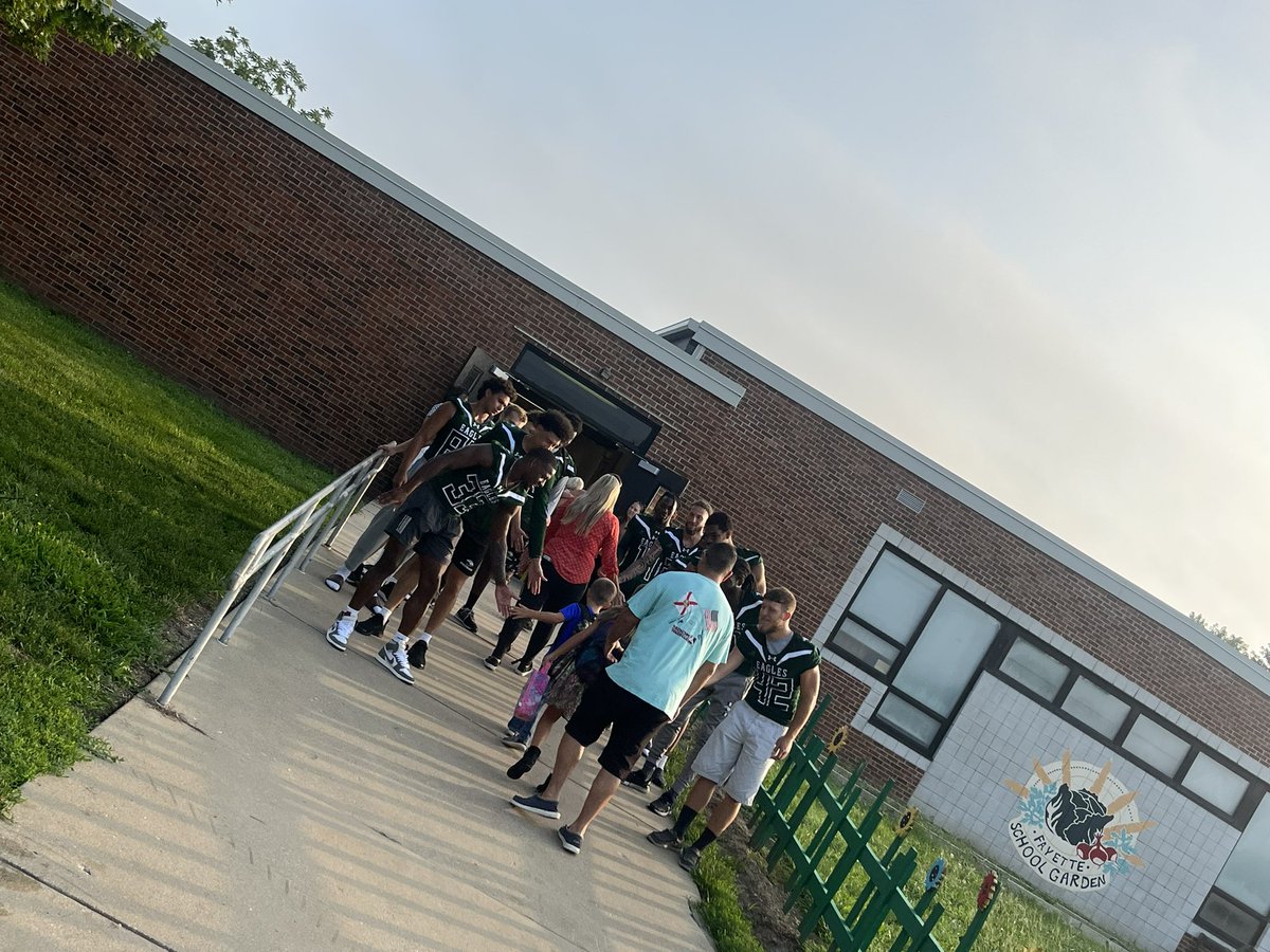 First Day of School with some potential future EAGLES, we enjoyed every moment and can’t wait to be back 🦅